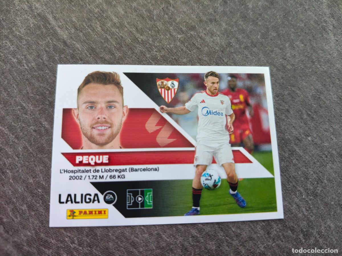 Fu&szlig;ball-Sticker: Cromo 17 PEQUE SEVILLA FC. Colecci&oacute;n LALIGA F&uacute;tbol 2026-2027 PANINI Nuevo