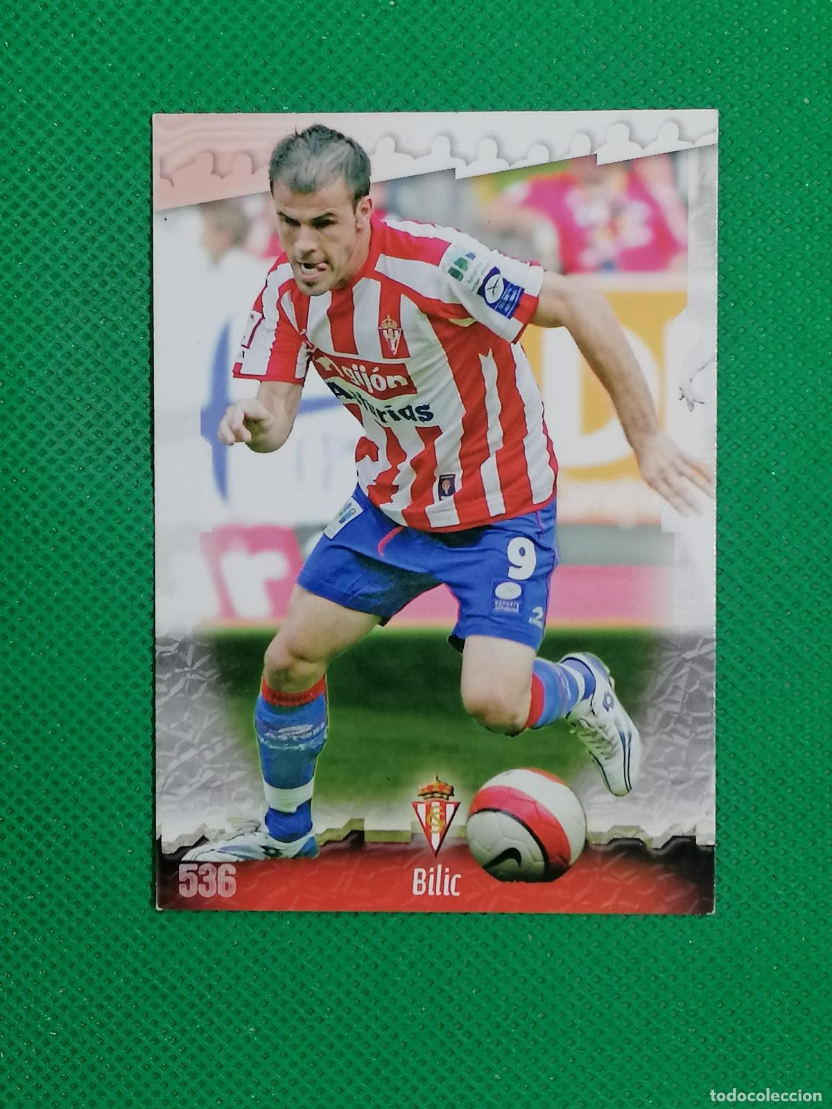 Fu&szlig;ball-Sticker: 536 BILIC SPORTING GIJON ⚽ MUNDICROMO LAS FICHAS DE LA LIGA 08 09 2008 2009 ⚽