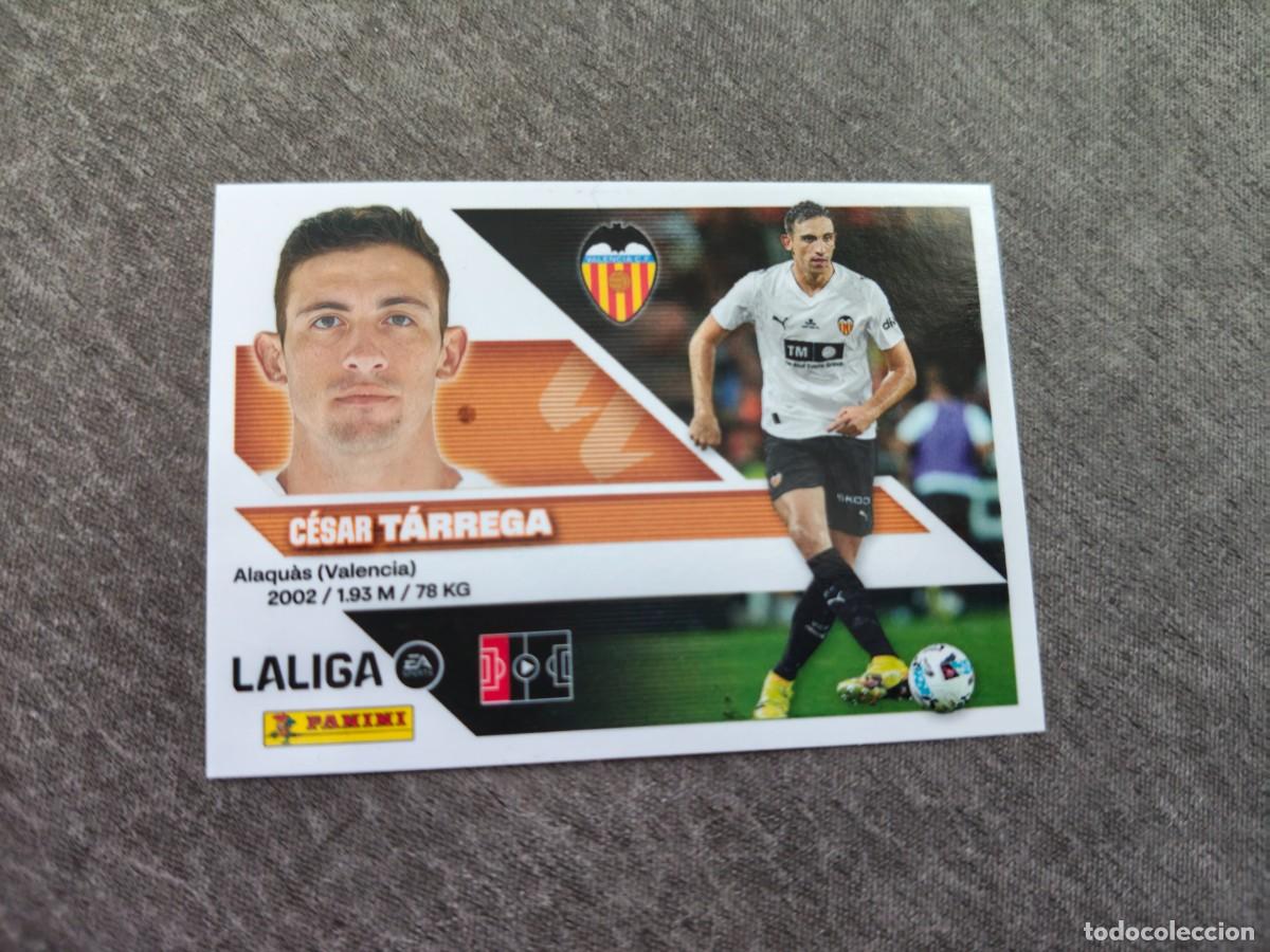 Football Stickers: Cromo 7 C&Eacute;SAR T&Aacute;RREGA VALENCIA CF. Colecci&oacute;n LALIGA F&uacute;tbol 2026-2027 PANINI Nuevo