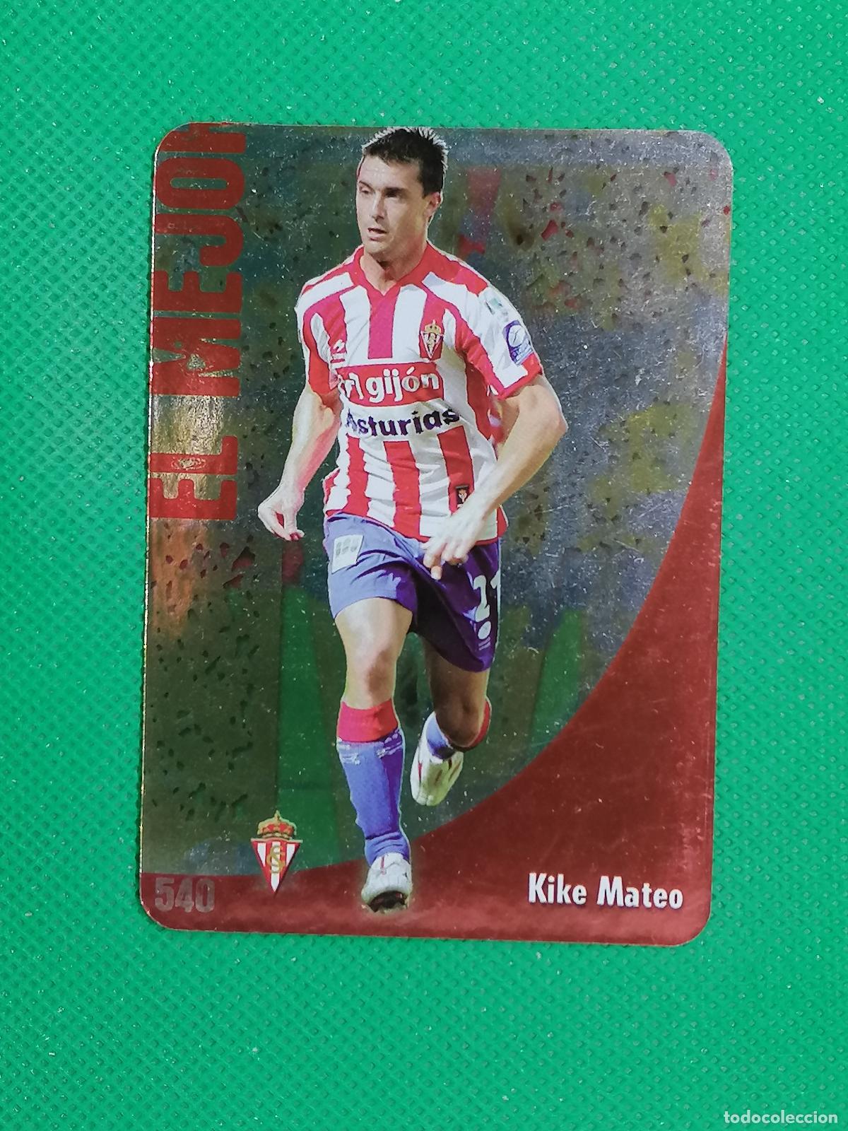 Football Stickers: 540 KIKE MATEO SPORTING GIJON ⚽ MUNDICROMO LAS FICHAS DE LA LIGA 08 09 2008 2009 ⚽