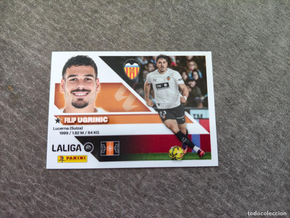 Cromos de f&uacute;tbol: Cromo 15 FILIP UGRINIC VALENCIA CF. Colecci&oacute;n LALIGA F&uacute;tbol 2026-2027 PANINI Nuevo