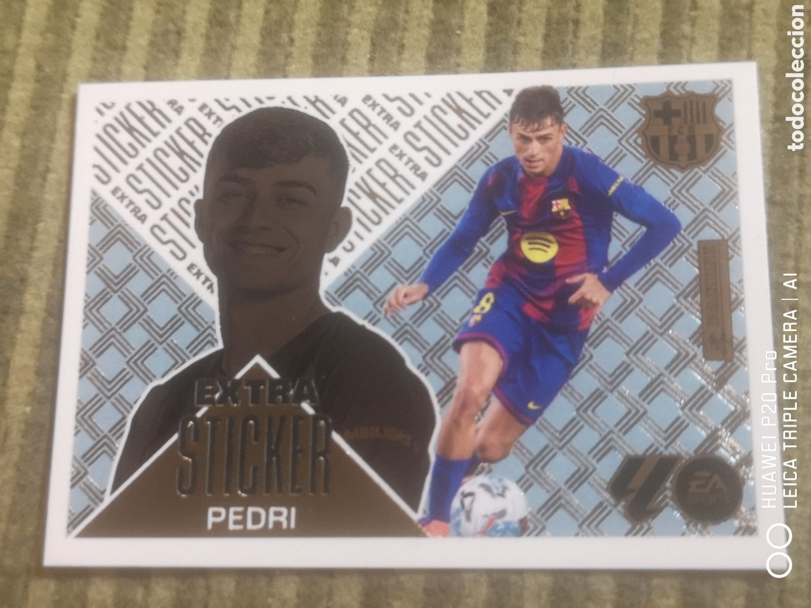 Cromos de f&uacute;tbol: PEDRI EXTRA STICKER PLATA LIGA ESTE 2026 2027 2026 27 BARCELONA