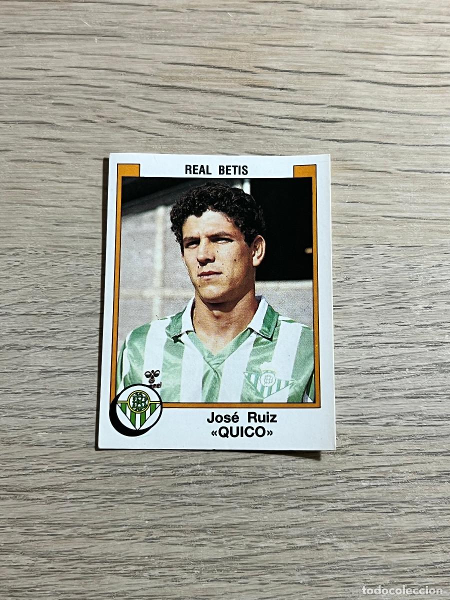 Cromos de f&uacute;tbol: 66 QUICO BETIS LIGA FUTBOL 88 PANINI NUNCA PEGADO SIN PEGAR 1988