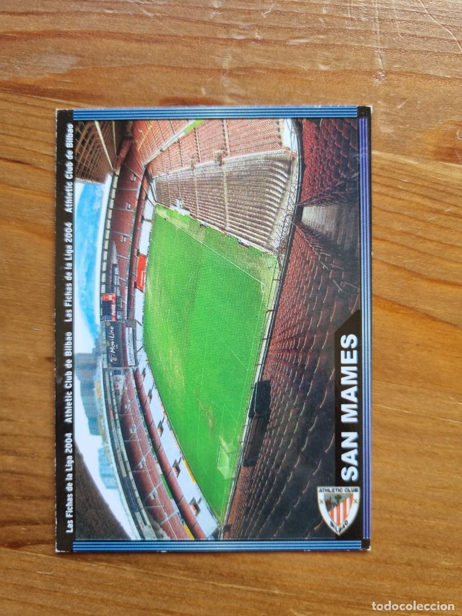 Cromos de f&uacute;tbol: 164 SAN MAMES (Athletic Club de Bilbao). Las Fichas de la Liga 2003 2004 03 04 (Mundicromo)