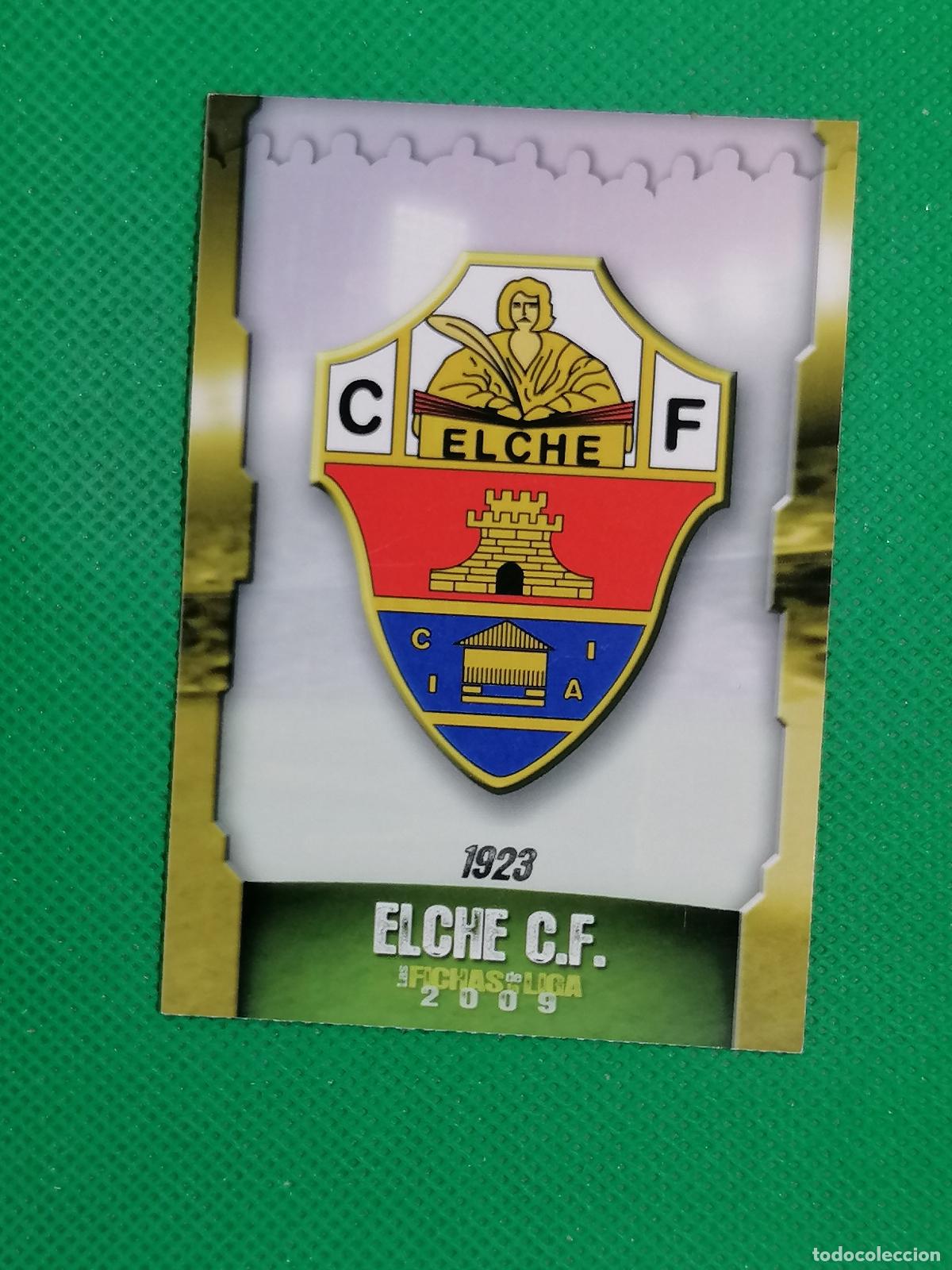 Figurine di Calcio: 559 ESCUDO PLANTILLA ELCHE ⚽ MUNDICROMO LAS FICHAS DE LA LIGA 08 09 2008 2009 ⚽