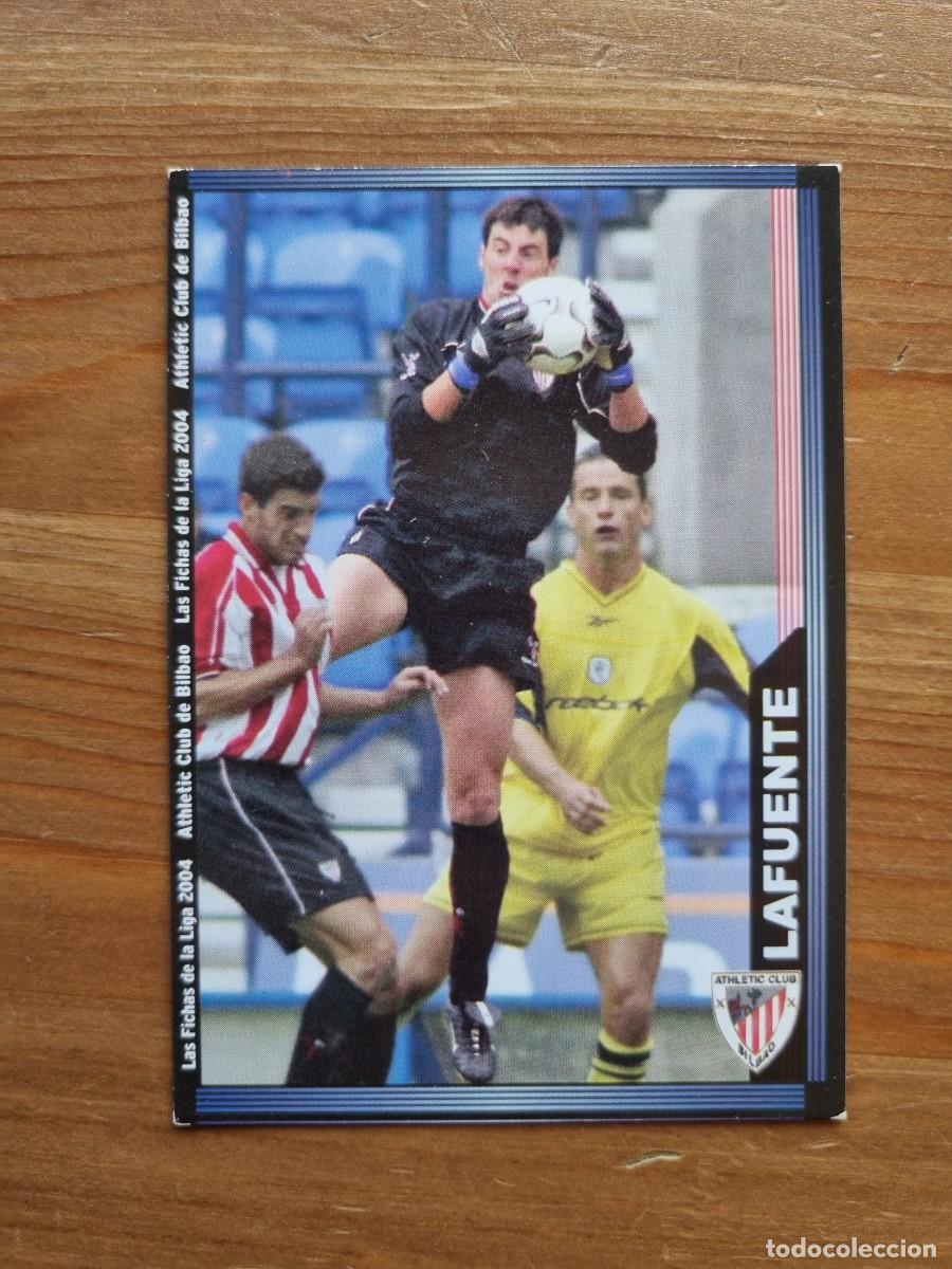 Figurine di Calcio: 167 LAFUENTE (Athletic Club de Bilbao). Las Fichas de la Liga 2003 2004 03 04 (Mundicromo)