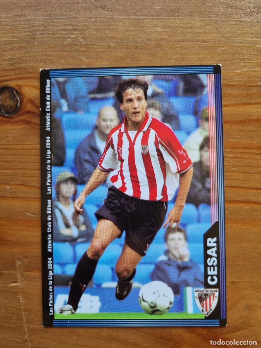 Cromos de Futebol: 170 C&Eacute;SAR (Athletic Club de Bilbao). Las Fichas de la Liga 2003 2004 03 04 (Mundicromo)