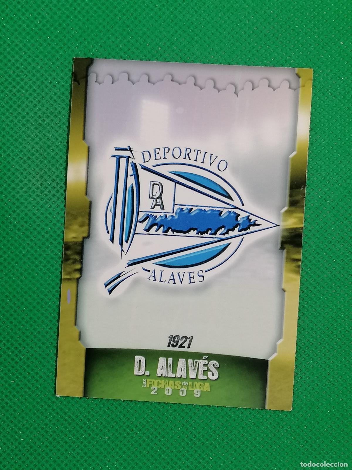 Fu&szlig;ball-Sticker: 566 ESCUDO PLANTILLA ALAVES ⚽ MUNDICROMO LAS FICHAS DE LA LIGA 08 09 2008 2009 ⚽