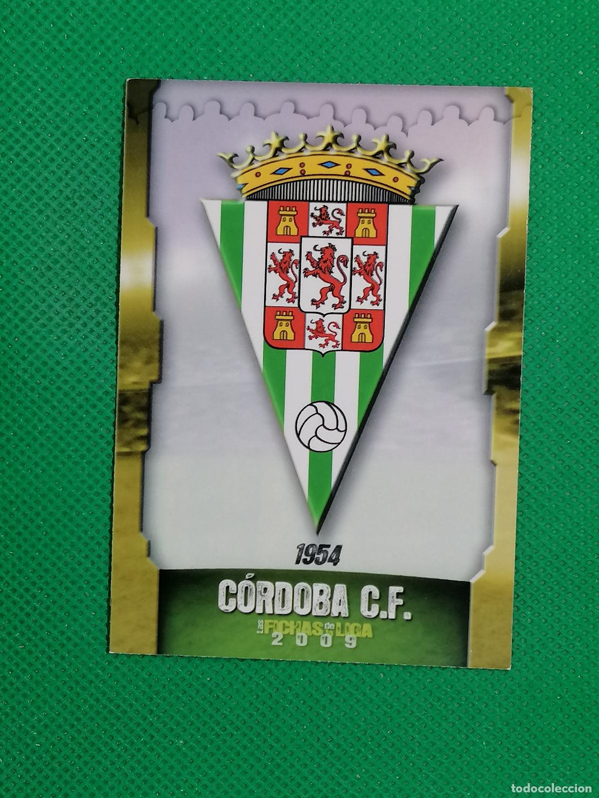 Figurine di Calcio: 567 ESCUDO PLANTILLA CORDOBA ⚽ MUNDICROMO LAS FICHAS DE LA LIGA 08 09 2008 2009 ⚽