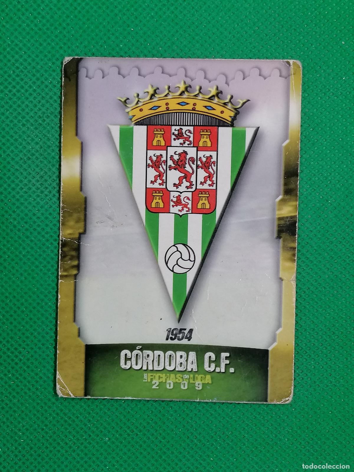 Figurine di Calcio: 567 ESCUDO PLANTILLA CORDOBA ⚽ MUNDICROMO LAS FICHAS DE LA LIGA 08 09 2008 2009 ⚽