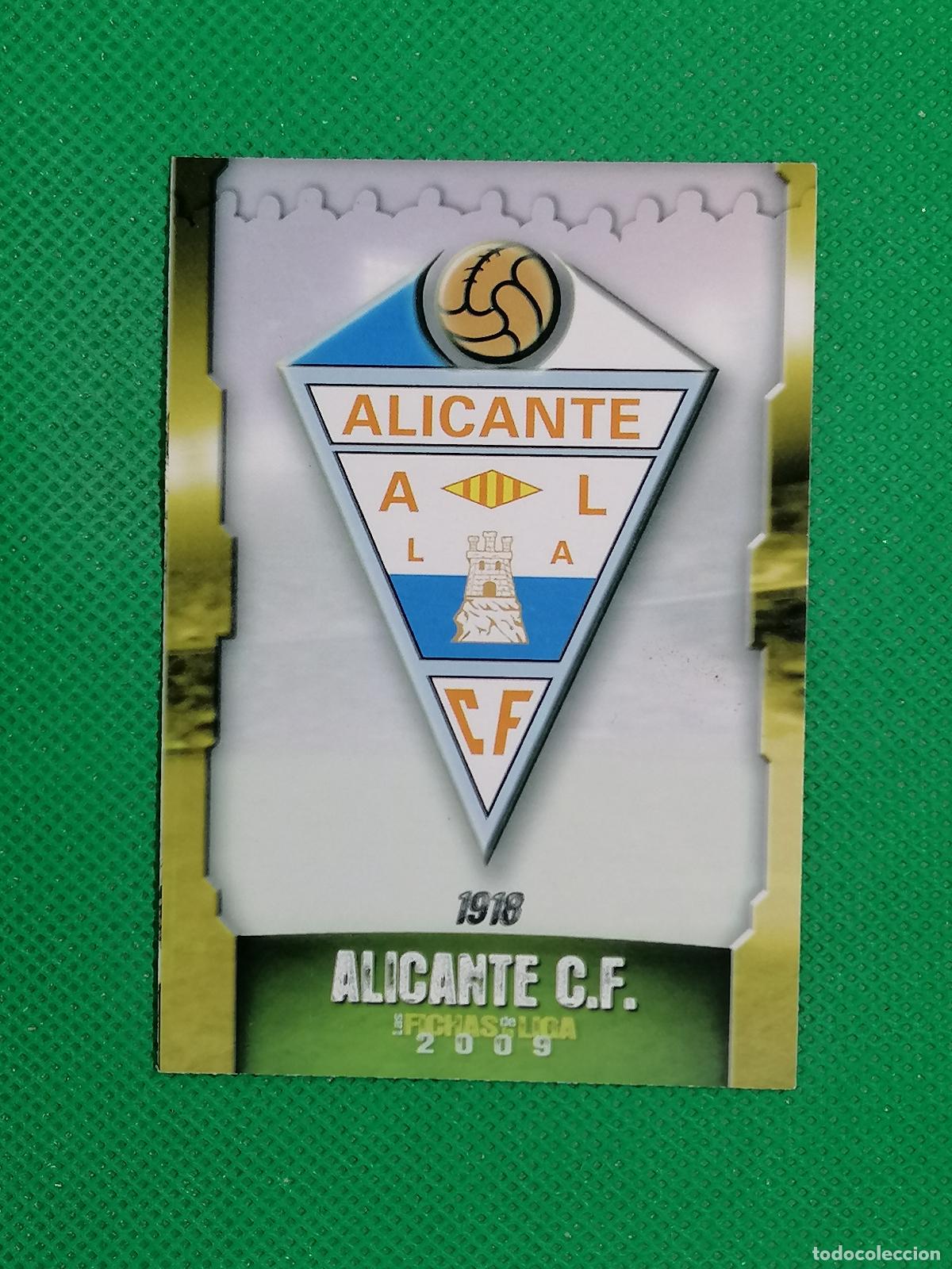 Figurine di Calcio: 568 ESCUDO PLANTILLA ALICANTE ⚽ MUNDICROMO LAS FICHAS DE LA LIGA 08 09 2008 2009 ⚽