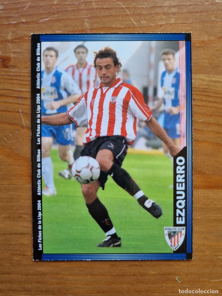 Football Stickers: 181 EZQUERRO (Athletic Club de Bilbao). Las Fichas de la Liga 2003 2004 03 04 (Mundicromo)