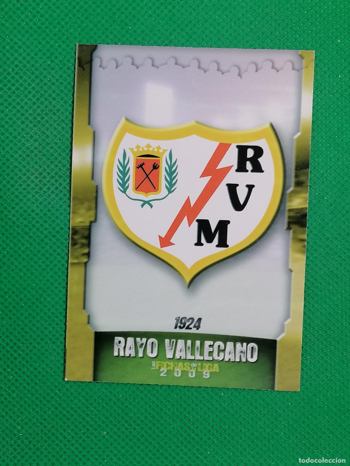 Figurine di Calcio: 569 ESCUDO PLANTILLA RAYO VALLECANO ⚽ MUNDICROMO LAS FICHAS DE LA LIGA 08 09 2008 2009 ⚽