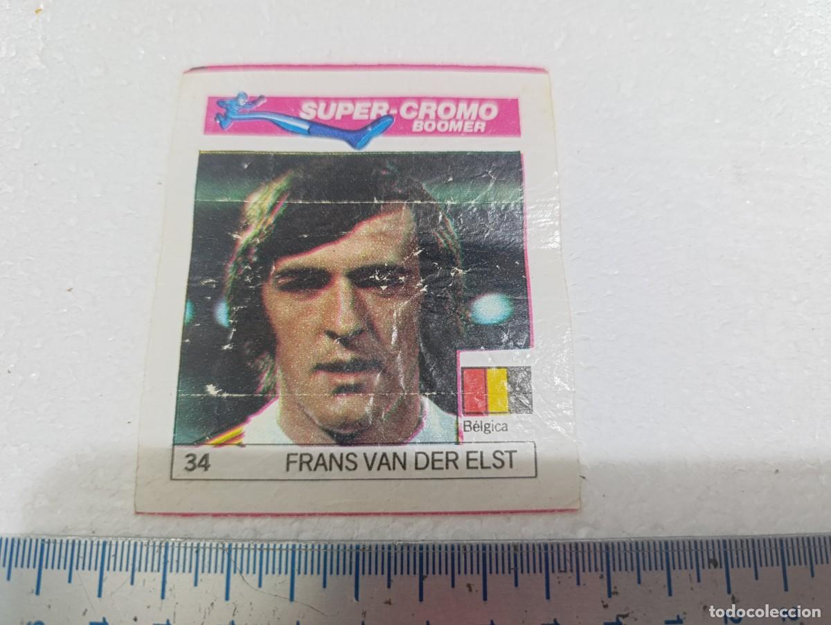Cromos de f&uacute;tbol: CROMO - VAN DER ELST FRANS - CHICLES BOOMER FUTBOL A&Ntilde;OS 80