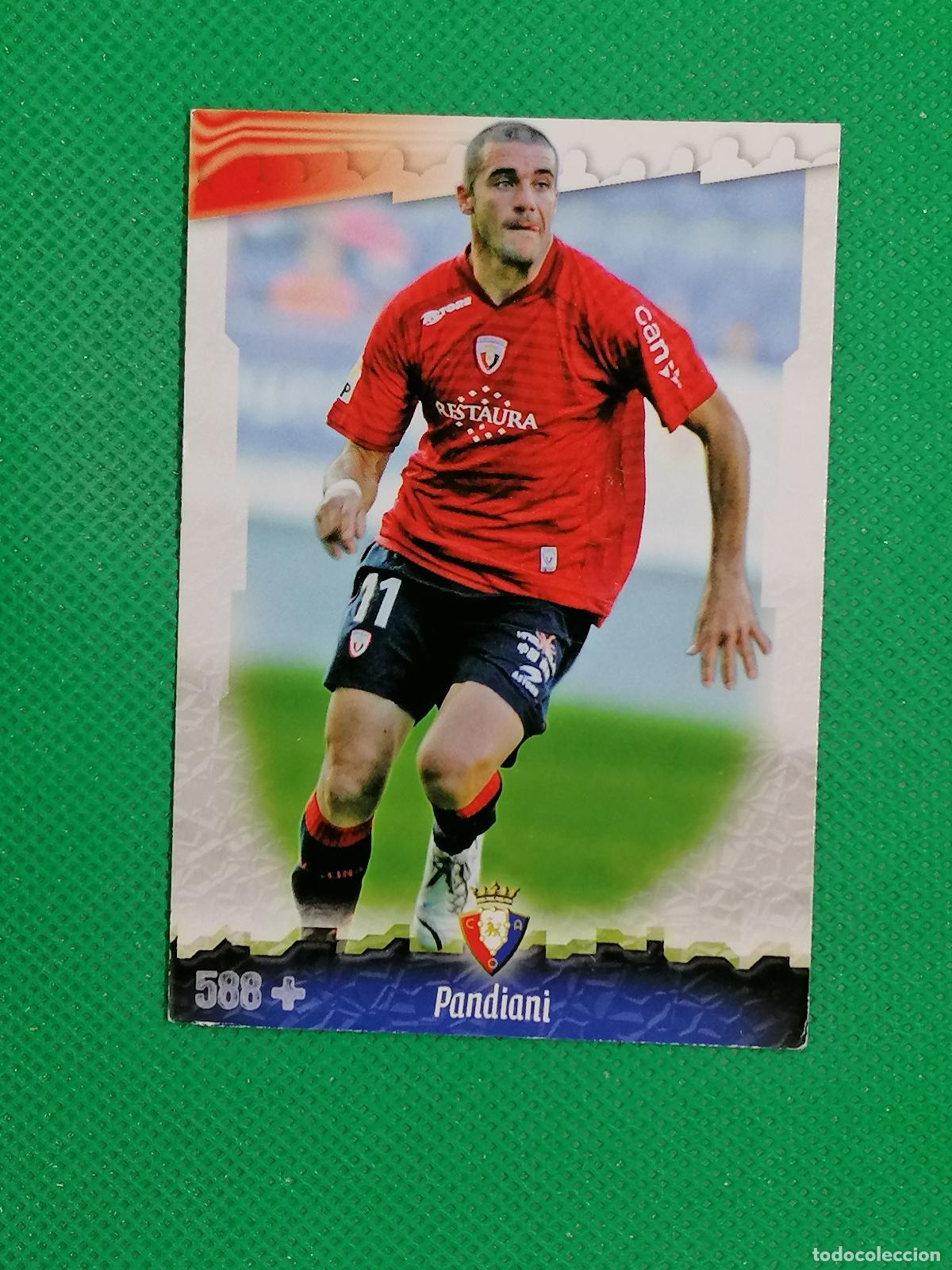 Cromos de f&uacute;tbol: 588 + PANDIANI OSASUNA ⚽ MUNDICROMO LAS FICHAS DE LA LIGA 08 09 2008 2009 ⚽