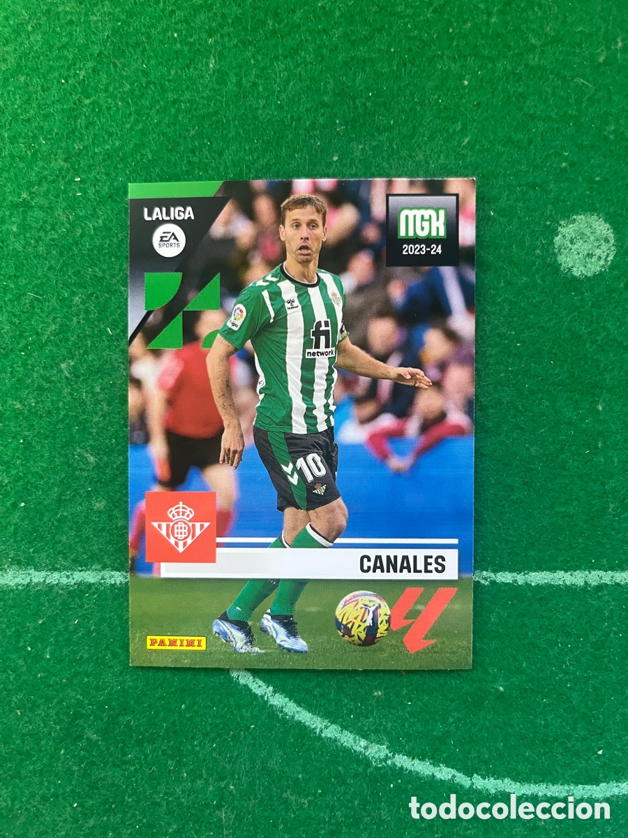 Cromos de f&uacute;tbol: 120 CANALES REAL BETIS MEGACRACKS 2023 2024 PANINI