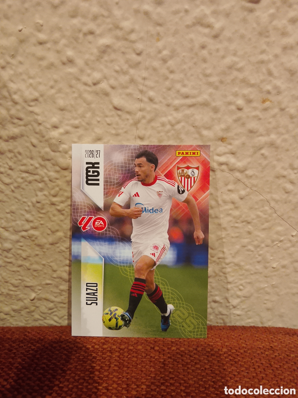 Cromos de f&uacute;tbol: Suazo Sevilla 333 megacracks 26/27 2026 2027