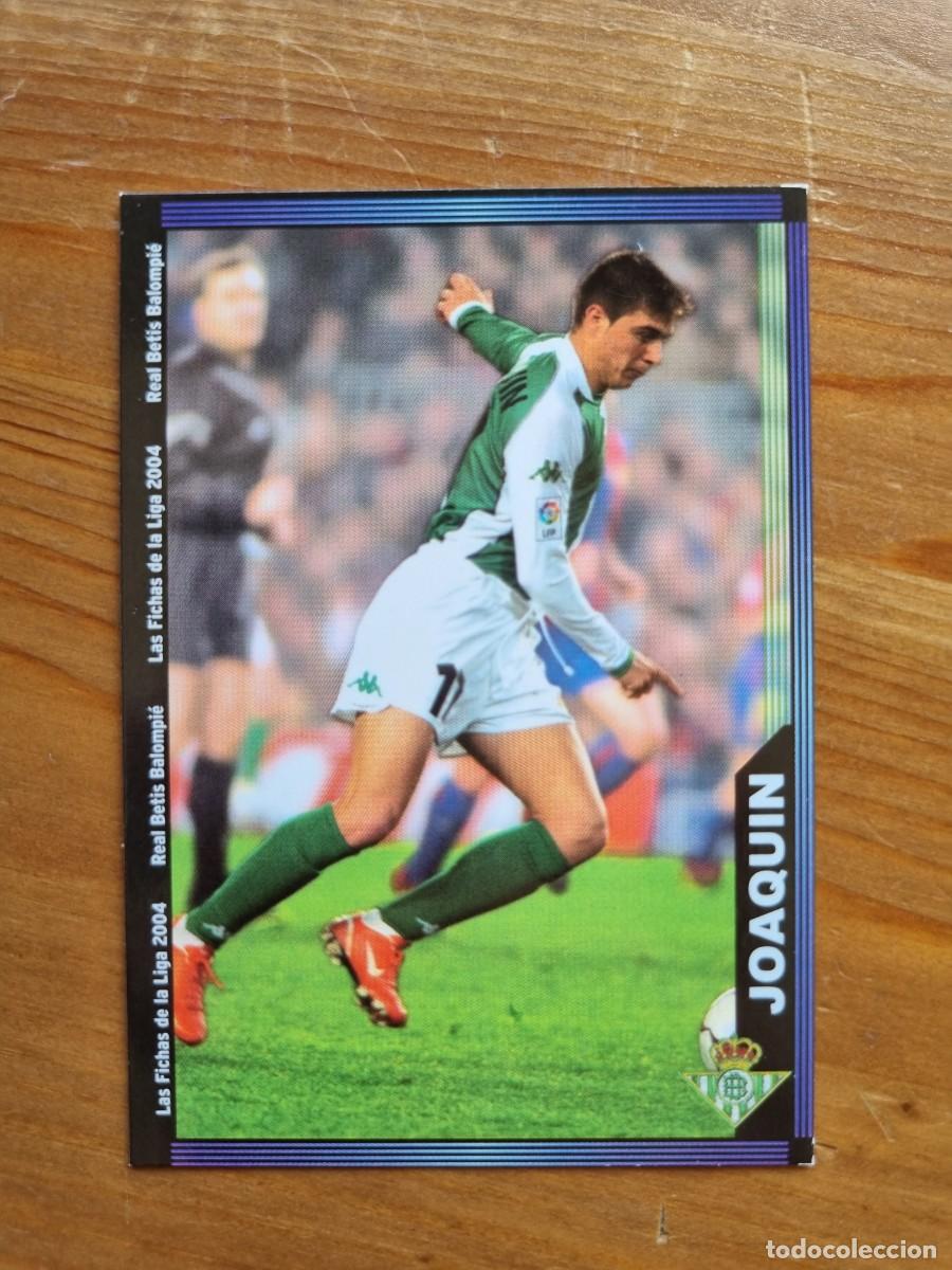 Cromos de f&uacute;tbol: 209 JOAQU&Iacute;N (Real Betis). Las Fichas de la Liga 2003 2004 03 04 (Mundicromo)