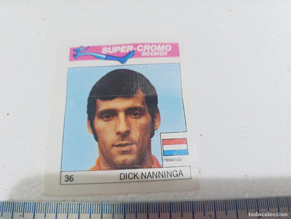 Cromos de f&uacute;tbol: CROMO - DICK NANNINGA - CHICLES BOOMER FUTBOL A&Ntilde;OS 80