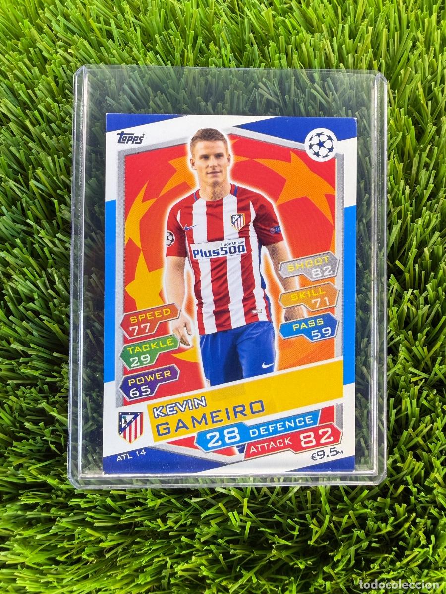 Cromos de f&uacute;tbol: N&ordm; ATL14 Kevin Gameiro Atl&eacute;tico de Madrid Match Attax 16 17