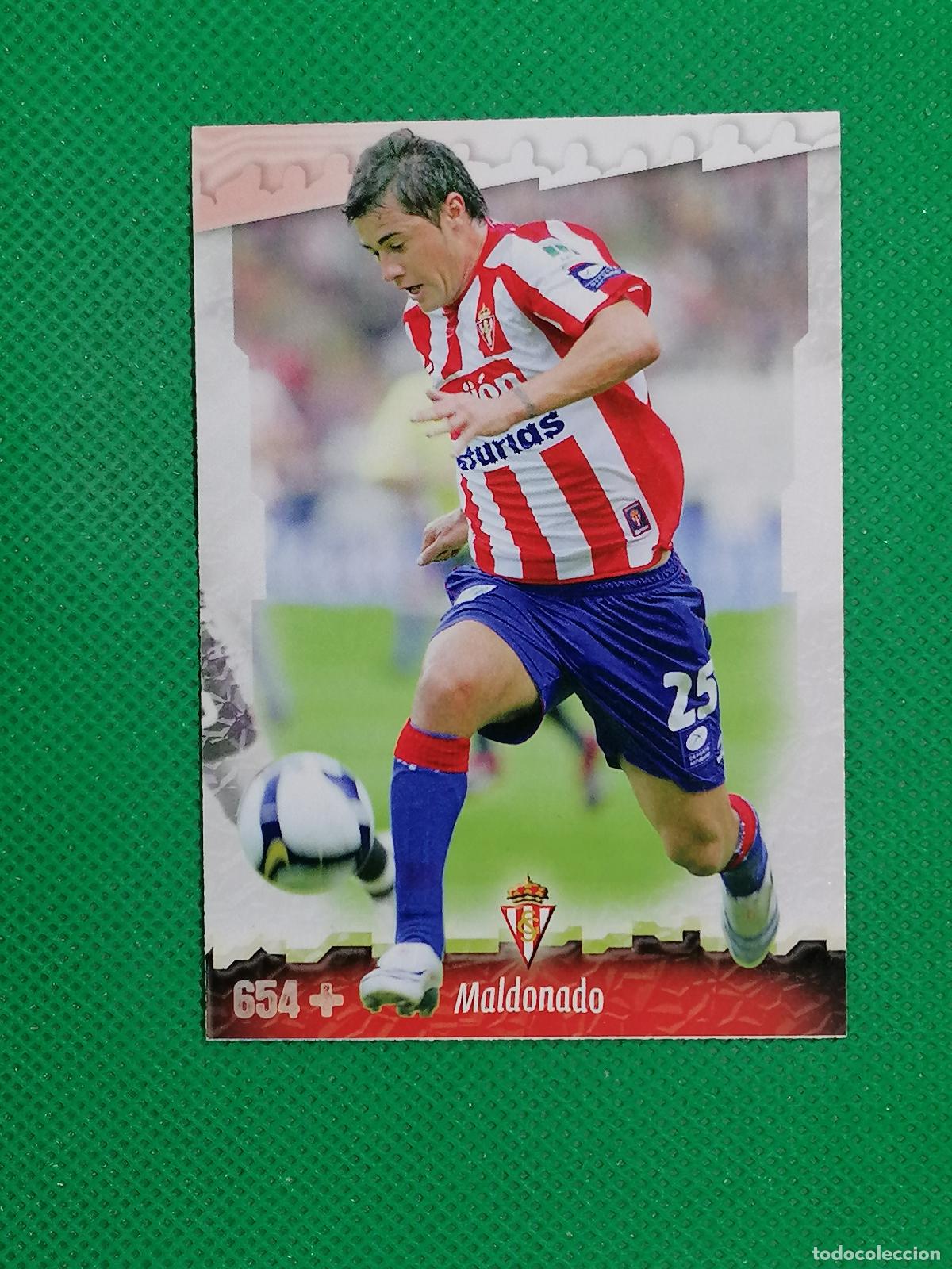 Cromos de f&uacute;tbol: 654 + MALDONADO SPORTING GIJON ⚽ MUNDICROMO LAS FICHAS DE LA LIGA 08 09 2008 2009 ⚽
