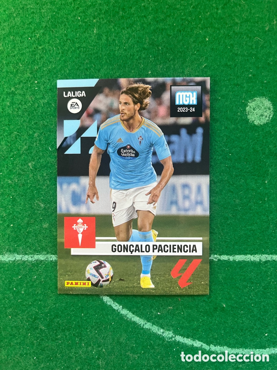 Cromos de f&uacute;tbol: 160 GON&Ccedil;ALO PACIENCIA CELTA DE VIGO MEGACRACKS 2023 2024 PANINI