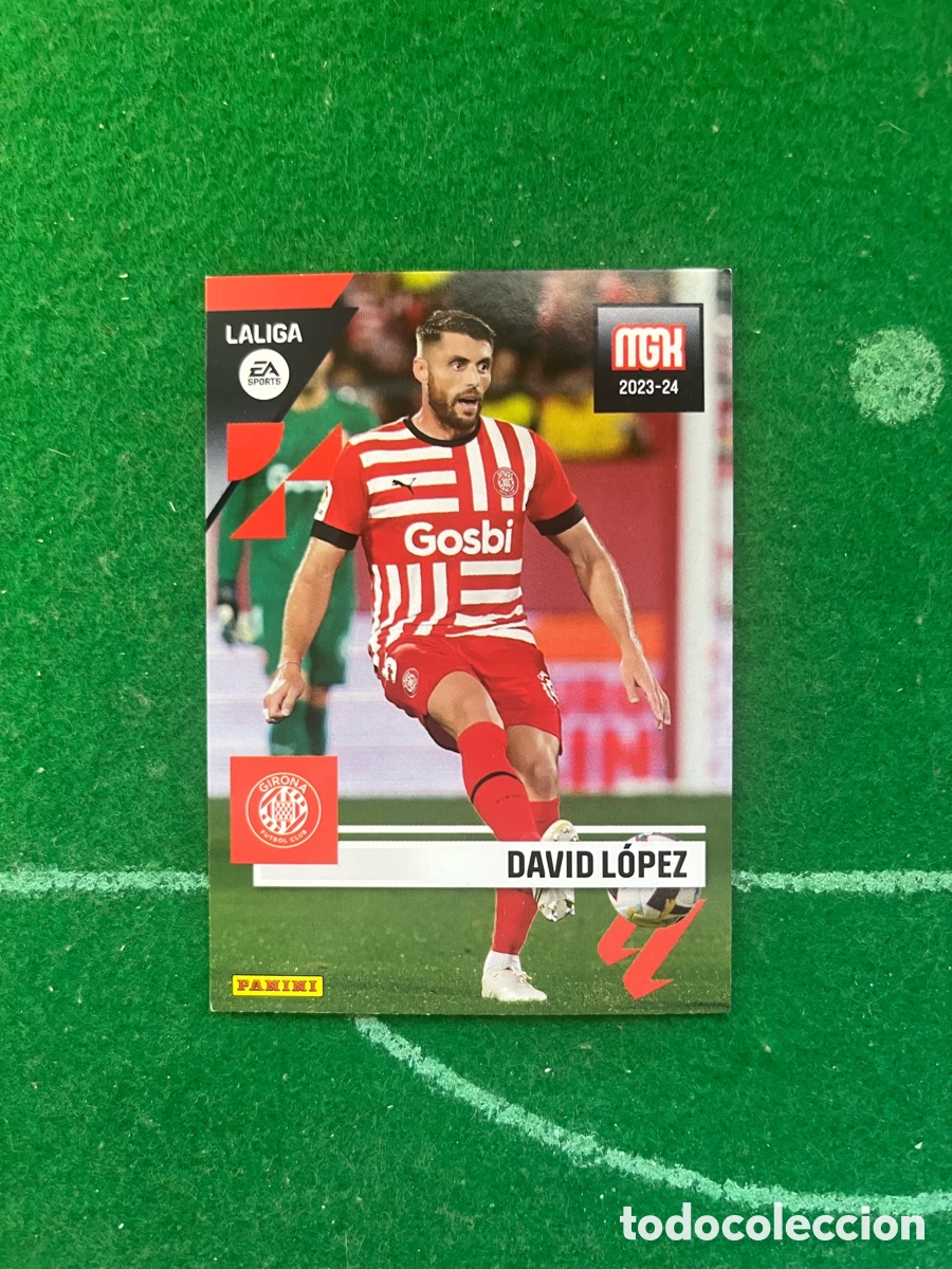 Cromos de f&uacute;tbol: 186 DAVID L&Oacute;PEZ GIRONA MEGACRACKS 2023 2024 PANINI