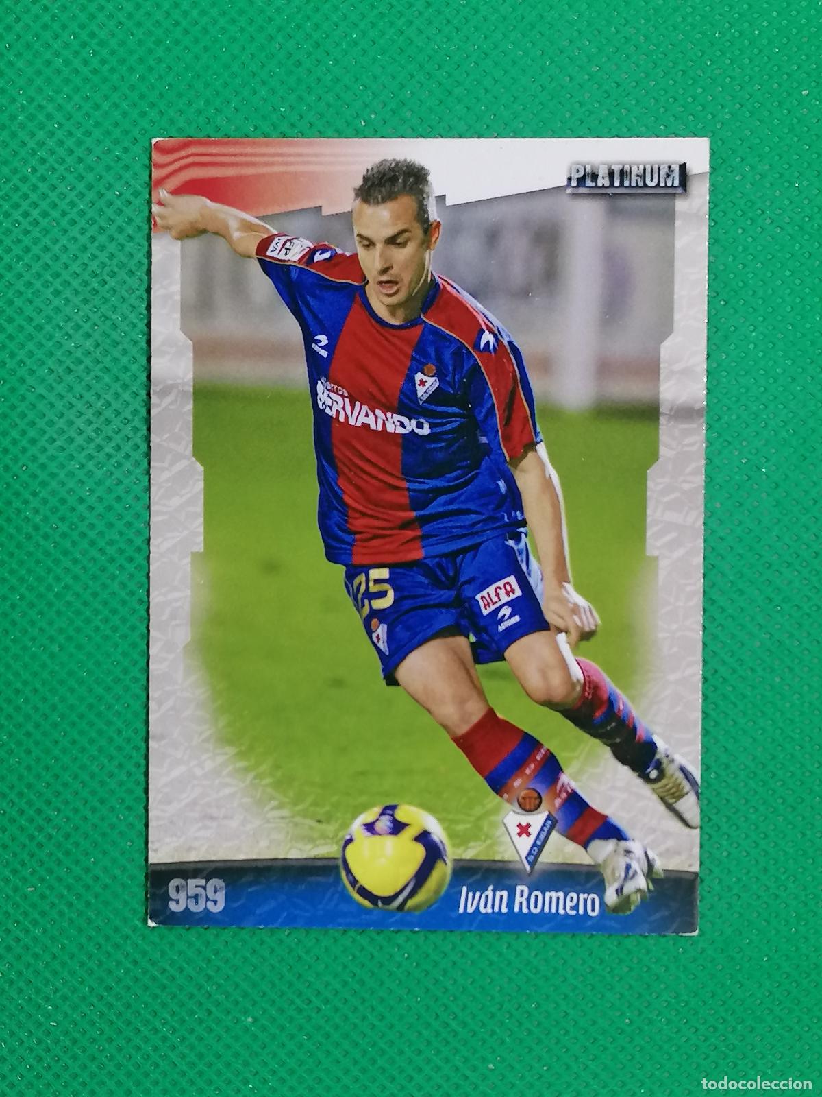 Cromos de f&uacute;tbol: 959 IVAN ROMERO EIBAR PLATINUM ⚽ MUNDICROMO LAS FICHAS DE LA LIGA 08 09 2008 2009 ⚽