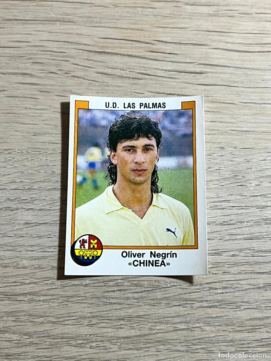 Cromos de f&uacute;tbol: 147 CHINEA LAS PALMAS LIGA FUTBOL 88 PANINI NUNCA PEGADO SIN PEGAR 1988