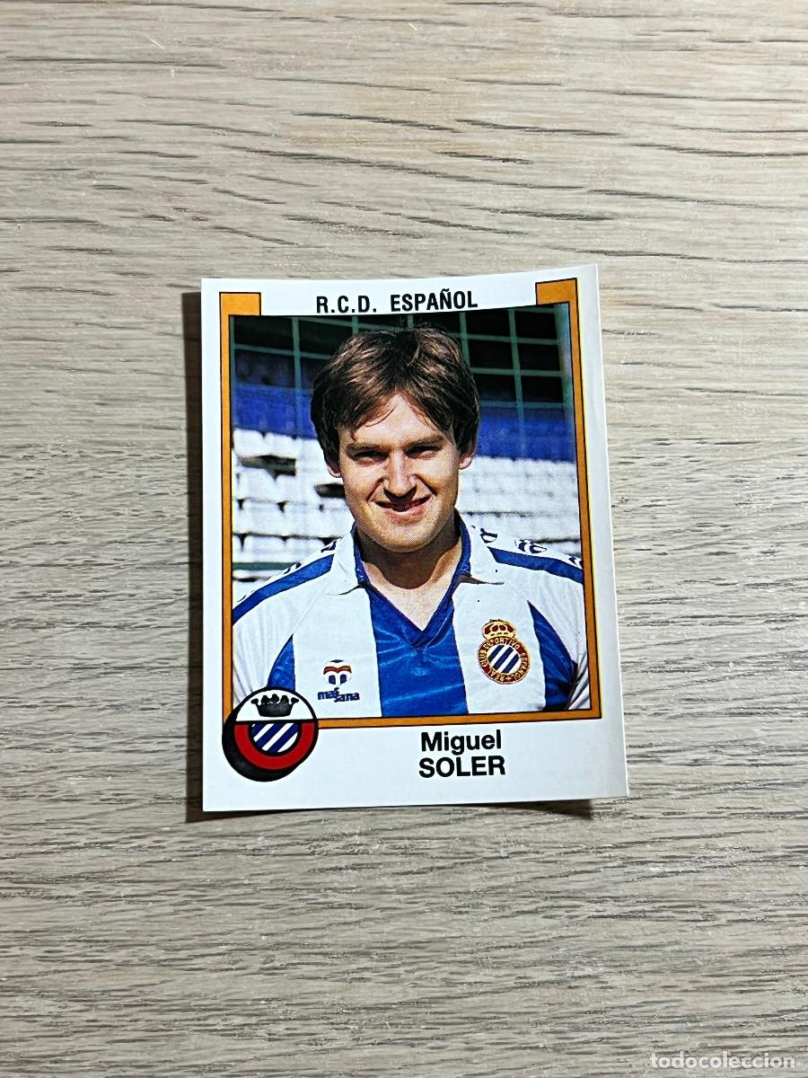 Cromos de f&uacute;tbol: 126 SOLER ESPA&Ntilde;OL LIGA FUTBOL 88 PANINI NUNCA PEGADO SIN PEGAR 1988