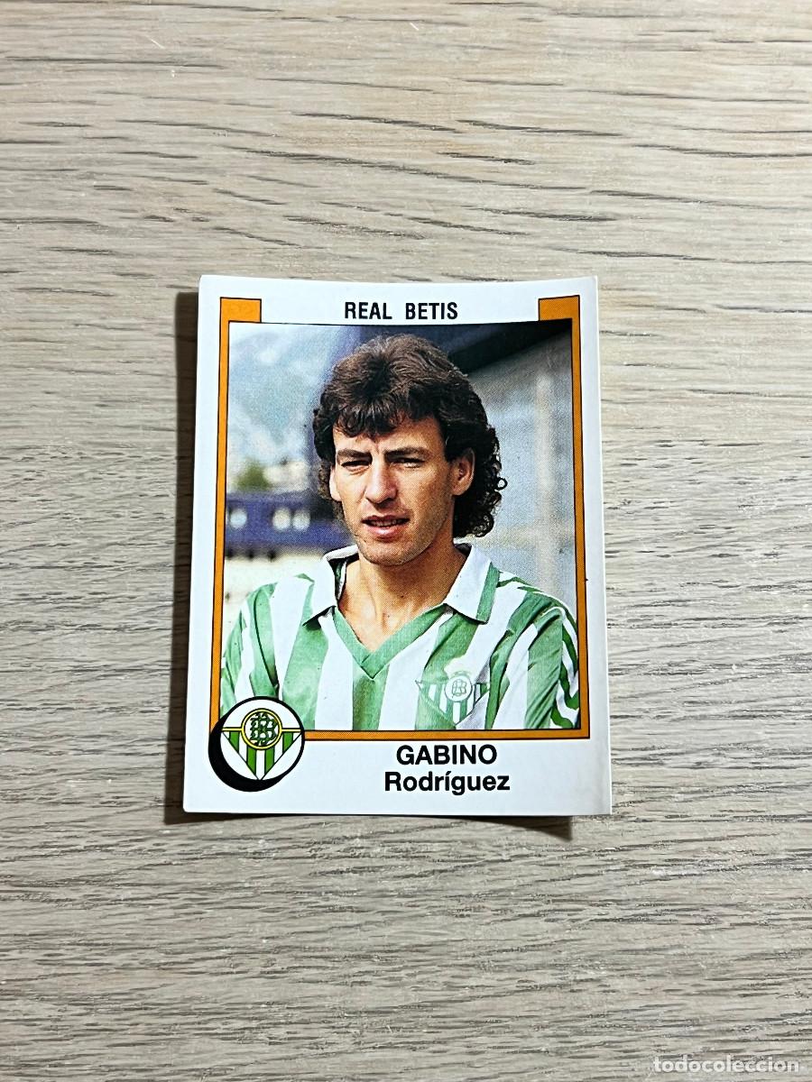 Cromos de f&uacute;tbol: 75 GABINO BETIS LIGA FUTBOL 88 PANINI NUNCA PEGADO SIN PEGAR 1988