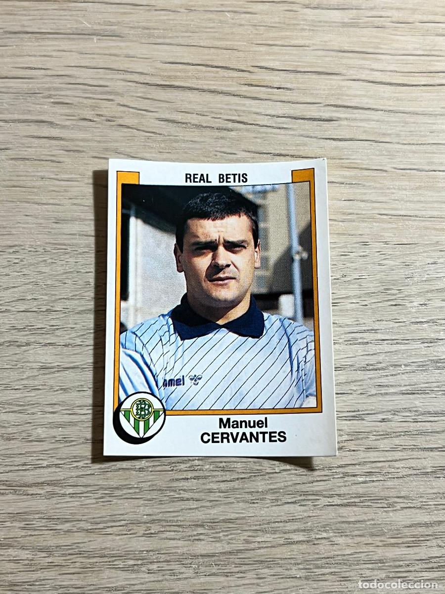 Cromos de f&uacute;tbol: 64 CERVANTES BETIS LIGA FUTBOL 88 PANINI NUNCA PEGADO SIN PEGAR 1988