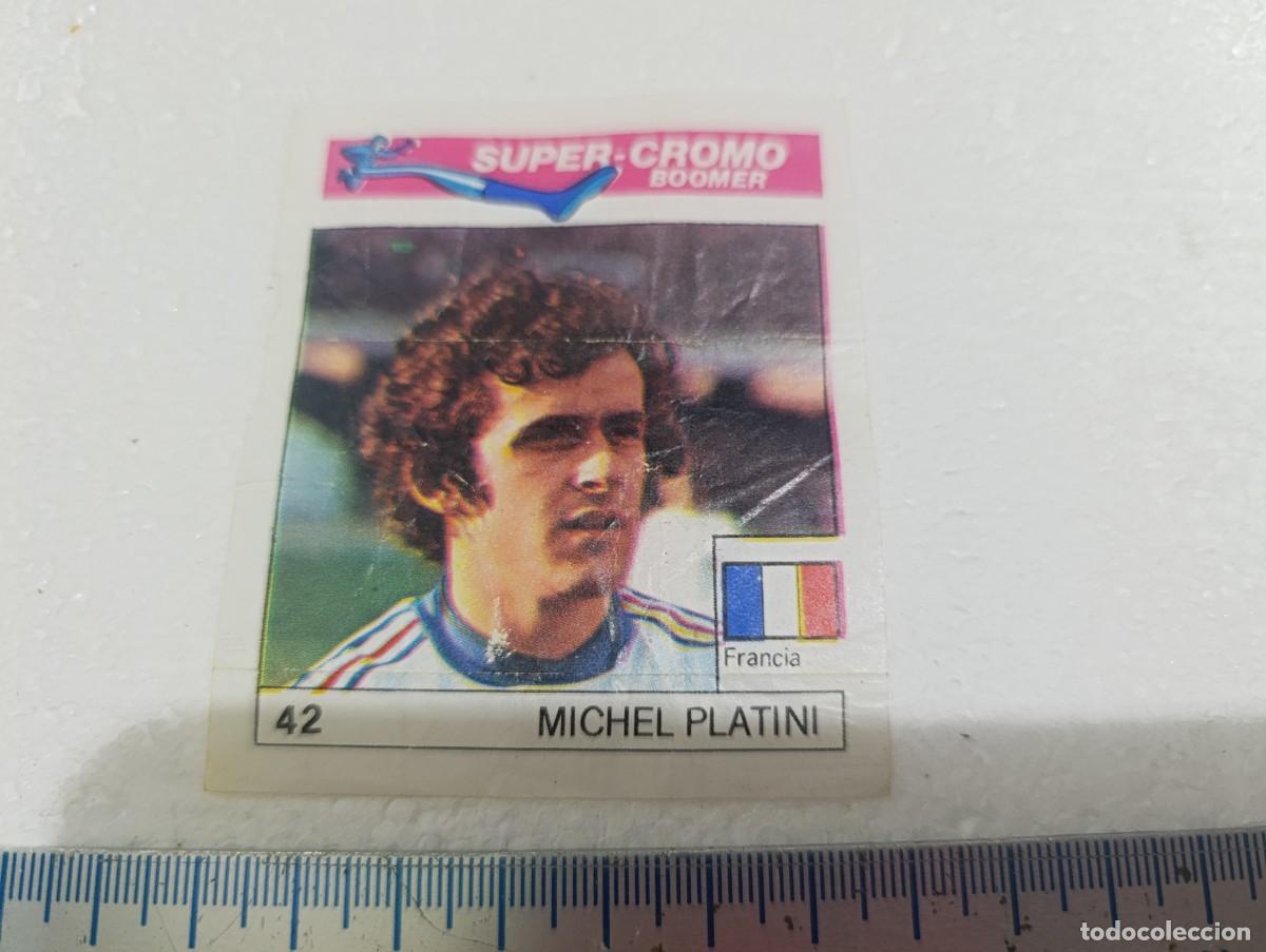 Cromos de f&uacute;tbol: CROMO - PLATINI - CHICLES BOOMER FUTBOL A&Ntilde;OS 80