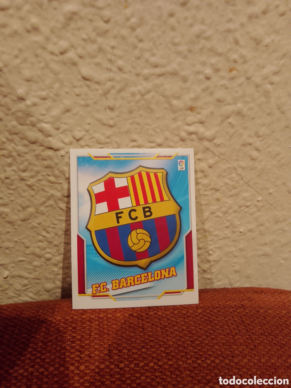 Cromos de f&uacute;tbol: Escudo Barcelona la liga este 10-11 2010 2011