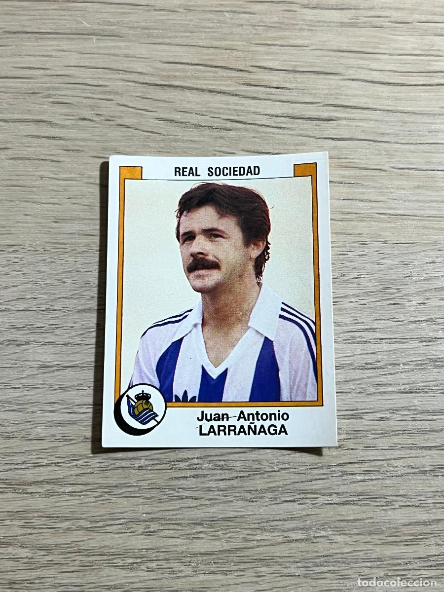 Cromos de f&uacute;tbol: 318 LARRA&Ntilde;AGA REAL SOCIEDAD LIGA FUTBOL 88 PANINI NUNCA PEGADO SIN PEGAR 1988