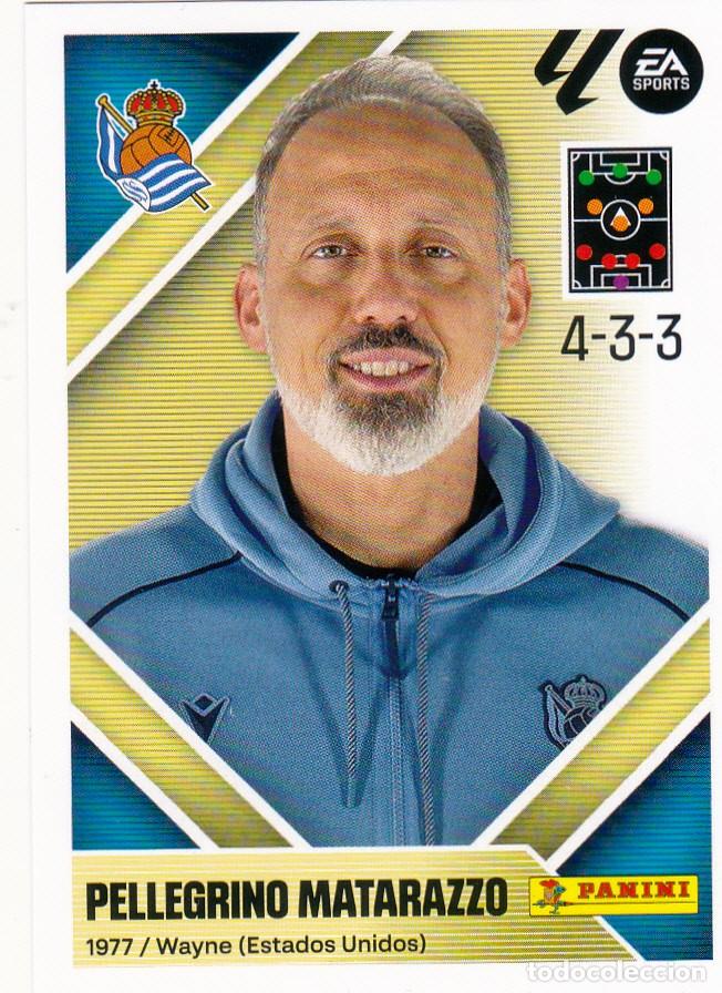 Figurine di Calcio: ESTE 2026-27 * PALLEGRINO MATARAZZO * N&ordm; 2 - DEL R. SOCIEDAD (NUEVO DE SOBRE) (A-20)