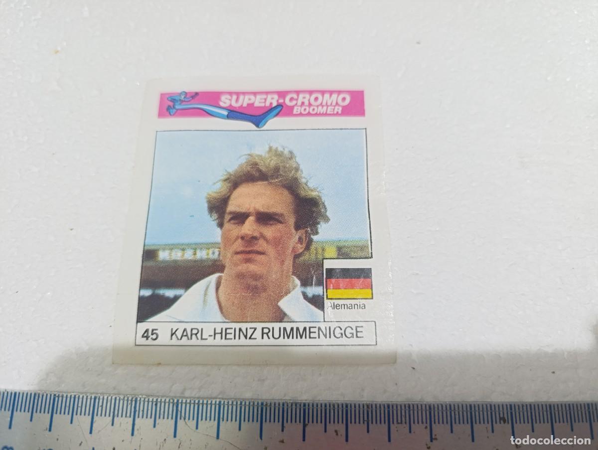 Figurine di Calcio: CROMO - RUMMENIGGE - CHICLES BOOMER FUTBOL A&Ntilde;OS 80