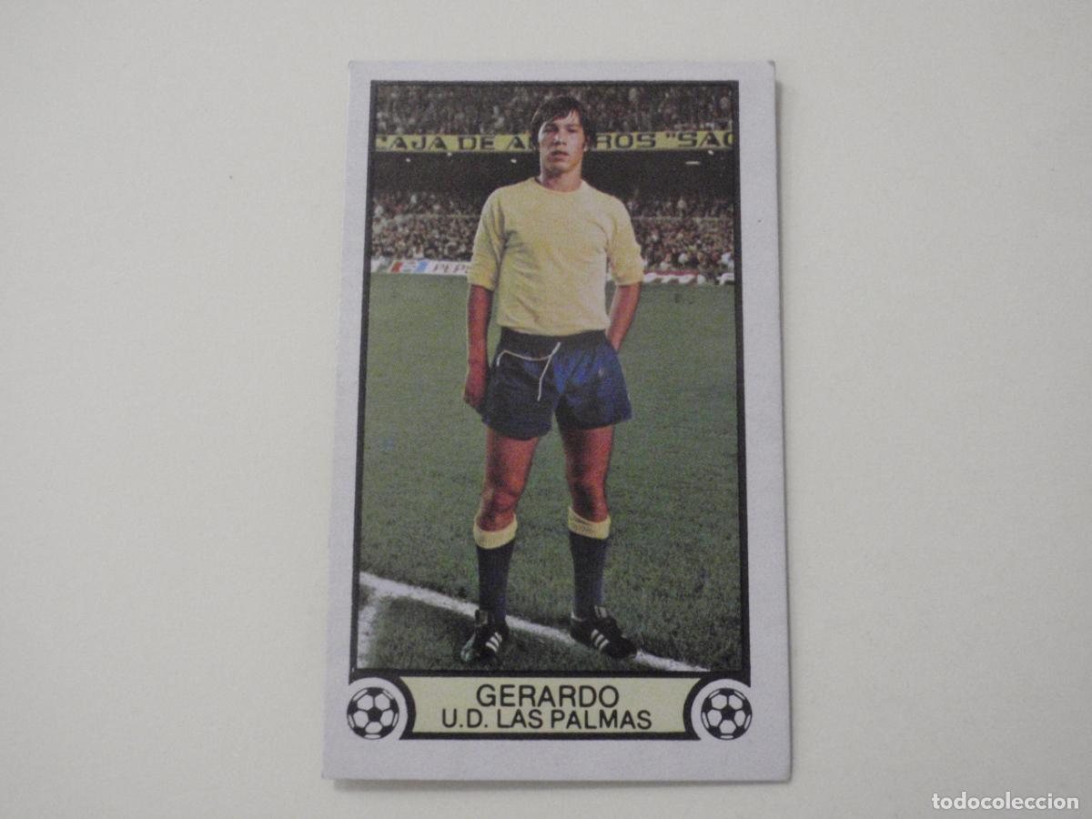 Cromos de f&uacute;tbol: Cromo futbol GERARDO - Las Palmas. LIGA EDICIONES ESTE 1979 1980. 79 80