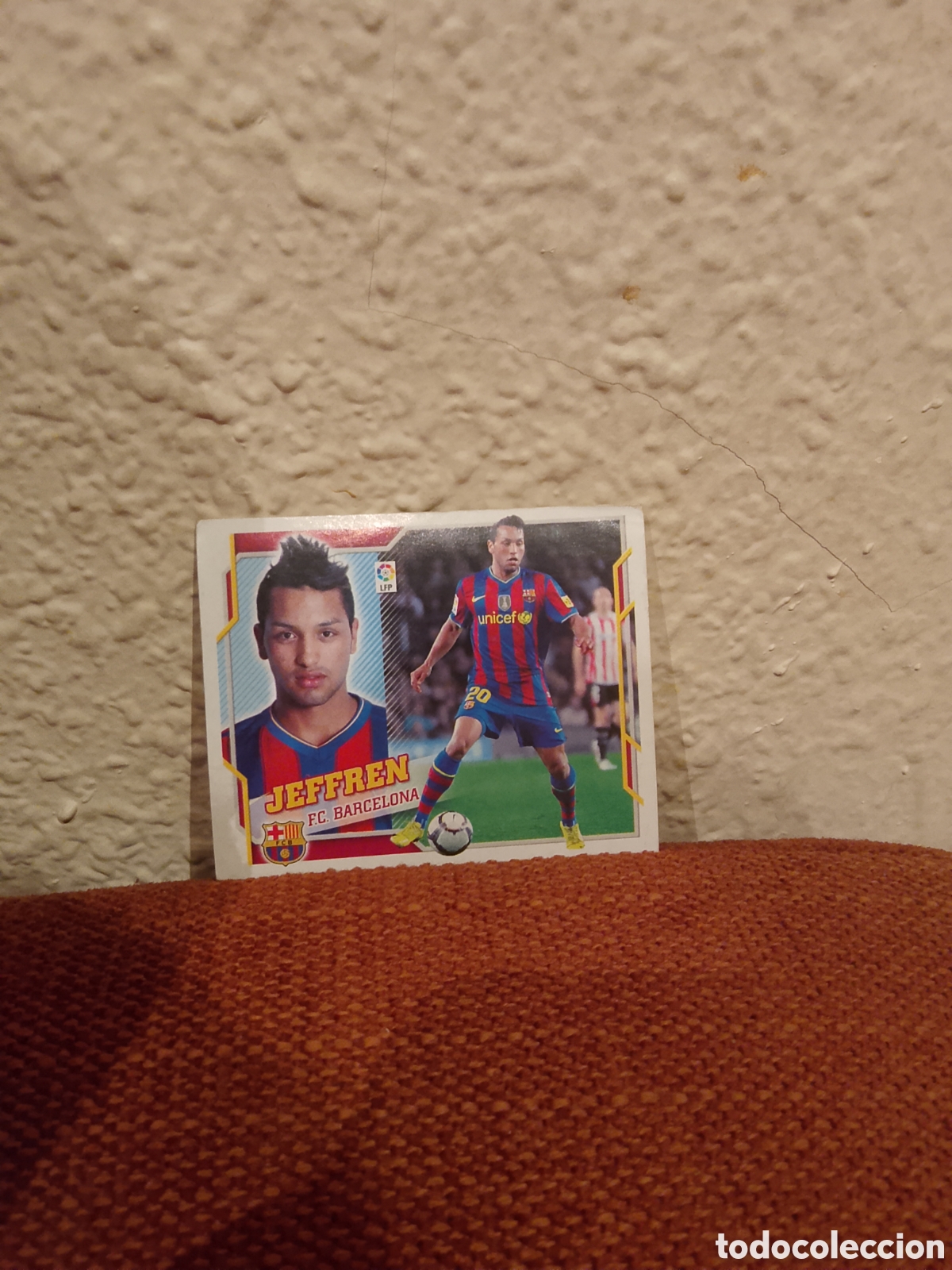 Cromos de f&uacute;tbol: Jeffren FC Barcelona 15b la liga este 10-11 2010 2011