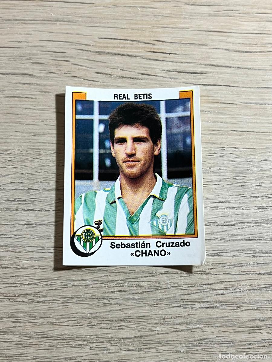 Cromos de f&uacute;tbol: 74 CHANO BETIS LIGA FUTBOL 88 PANINI NUNCA PEGADO SIN PEGAR 1988