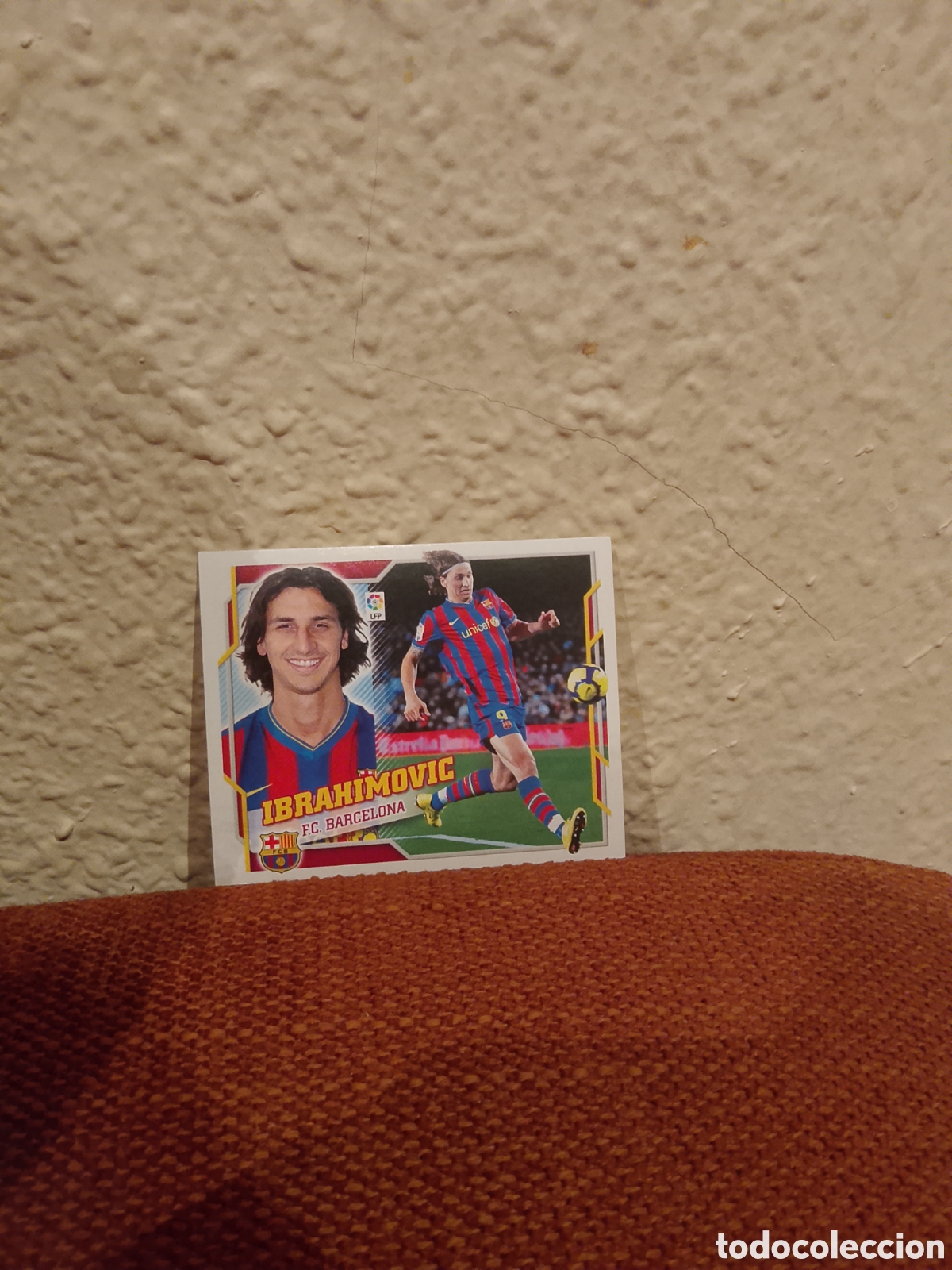 Cromos de f&uacute;tbol: Ibrahimovic FC Barcelona 15A La Liga Este 10-11 2010 2011