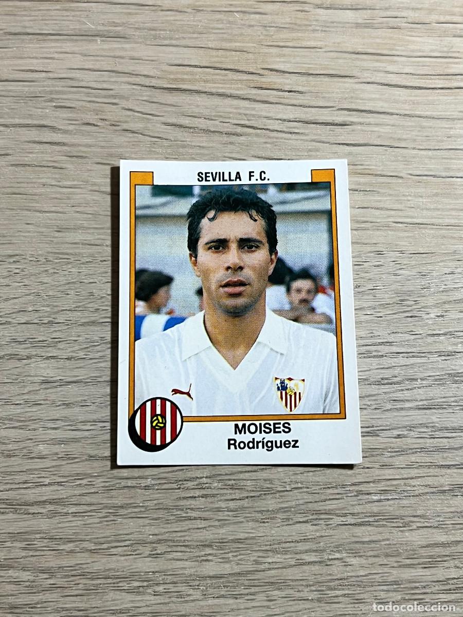 Fu&szlig;ball-Sticker: 305 MOISES SEVILLA LIGA FUTBOL 88 PANINI NUNCA PEGADO SIN PEGAR 1988