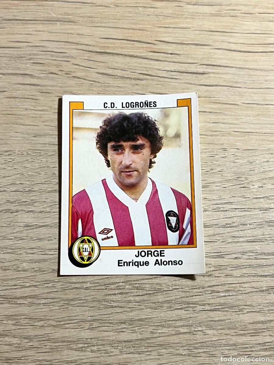Cromos de f&uacute;tbol: 169 JORGE LOGRO&Ntilde;ES LIGA FUTBOL 88 PANINI NUNCA PEGADO SIN PEGAR 1988