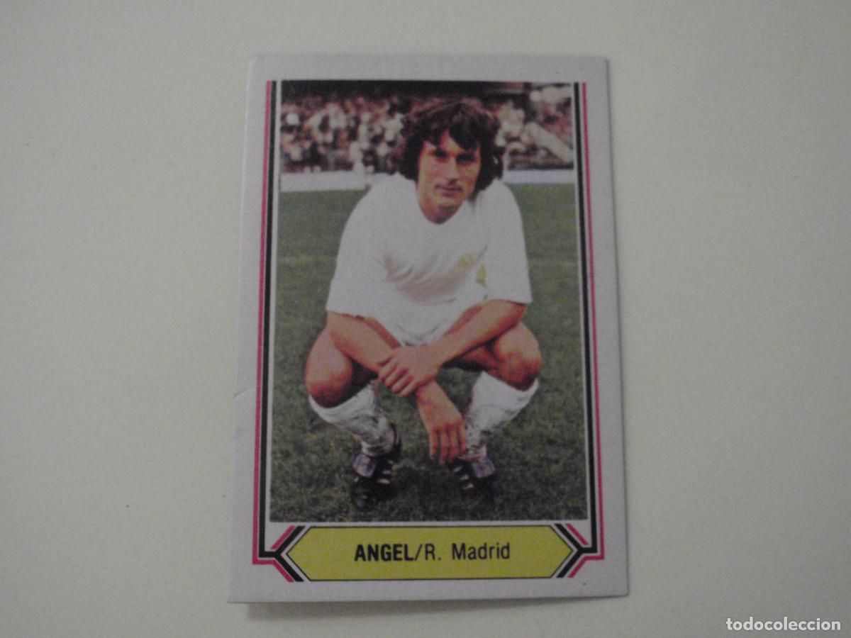 Football Stickers: Cromo futbol &Aacute;NGEL - Real Madrid. LIGA EDICIONES ESTE 1980 1981. 80 81