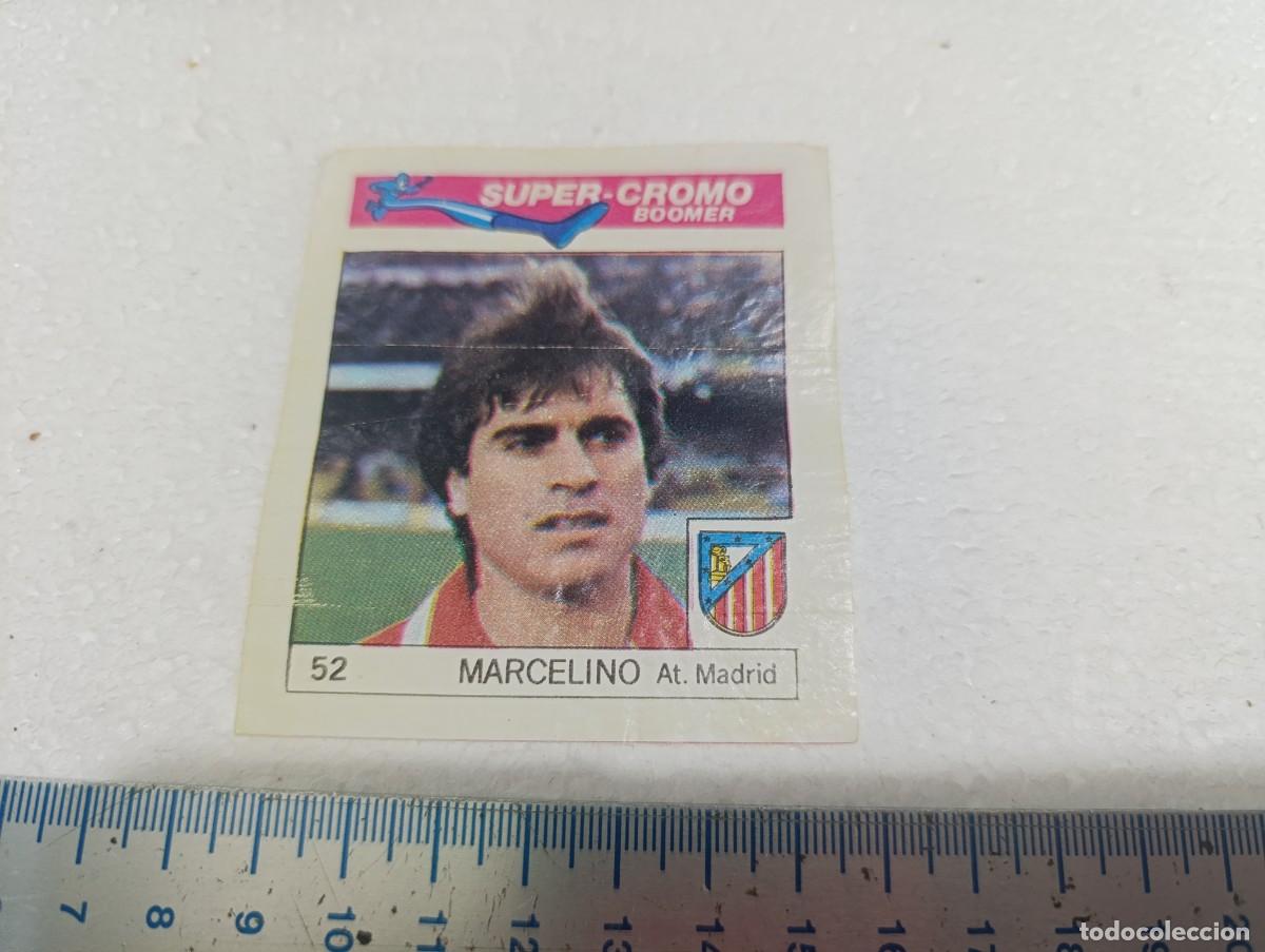 Cromos de Futebol: CROMO - MARCELINO - CHICLES BOOMER FUTBOL A&Ntilde;OS 80