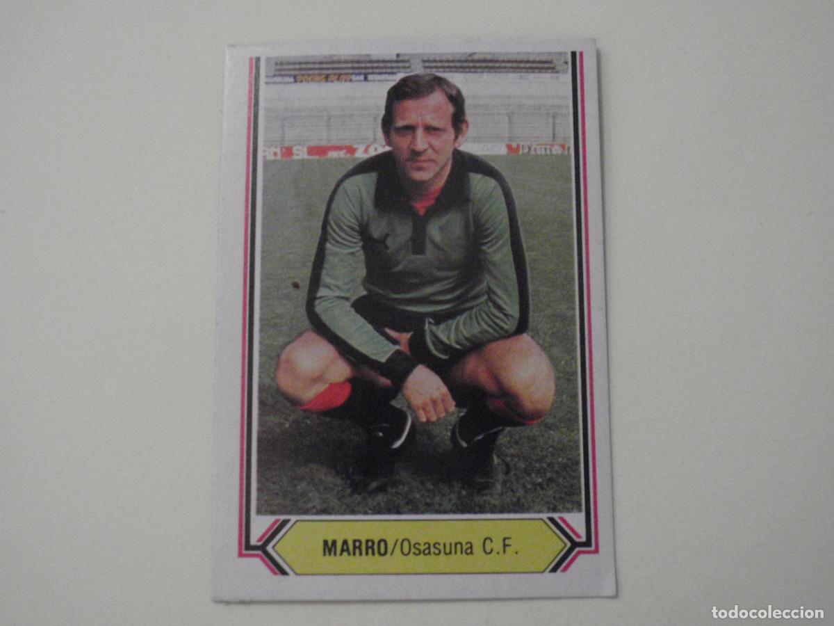Fu&szlig;ball-Sticker: Cromo futbol MARRO - Osasuna CF. LIGA EDICIONES ESTE 1980 1981. 80 81