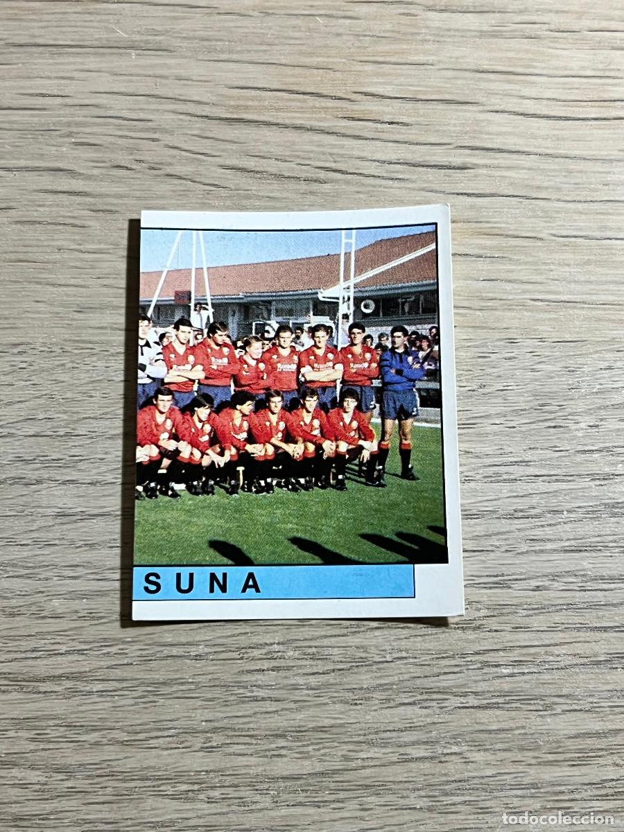 Fu&szlig;ball-Sticker: 271 PLANTILLA ALINEACION OSASUNA LIGA FUTBOL 88 PANINI NUNCA PEGADO SIN PEGAR 1988