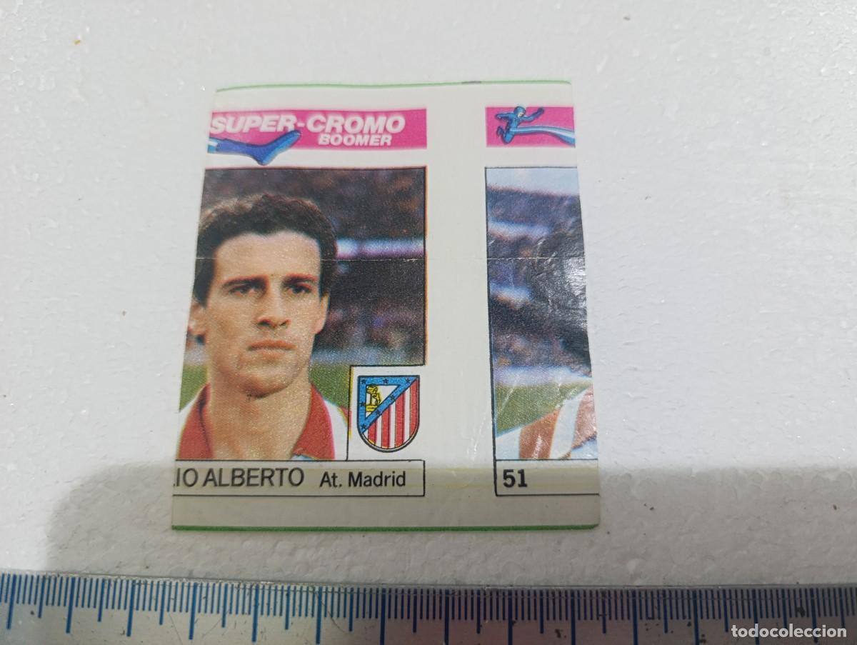 Football Stickers: CROMO - JULIO ALBERTO - CHICLES BOOMER FUTBOL A&Ntilde;OS 80
