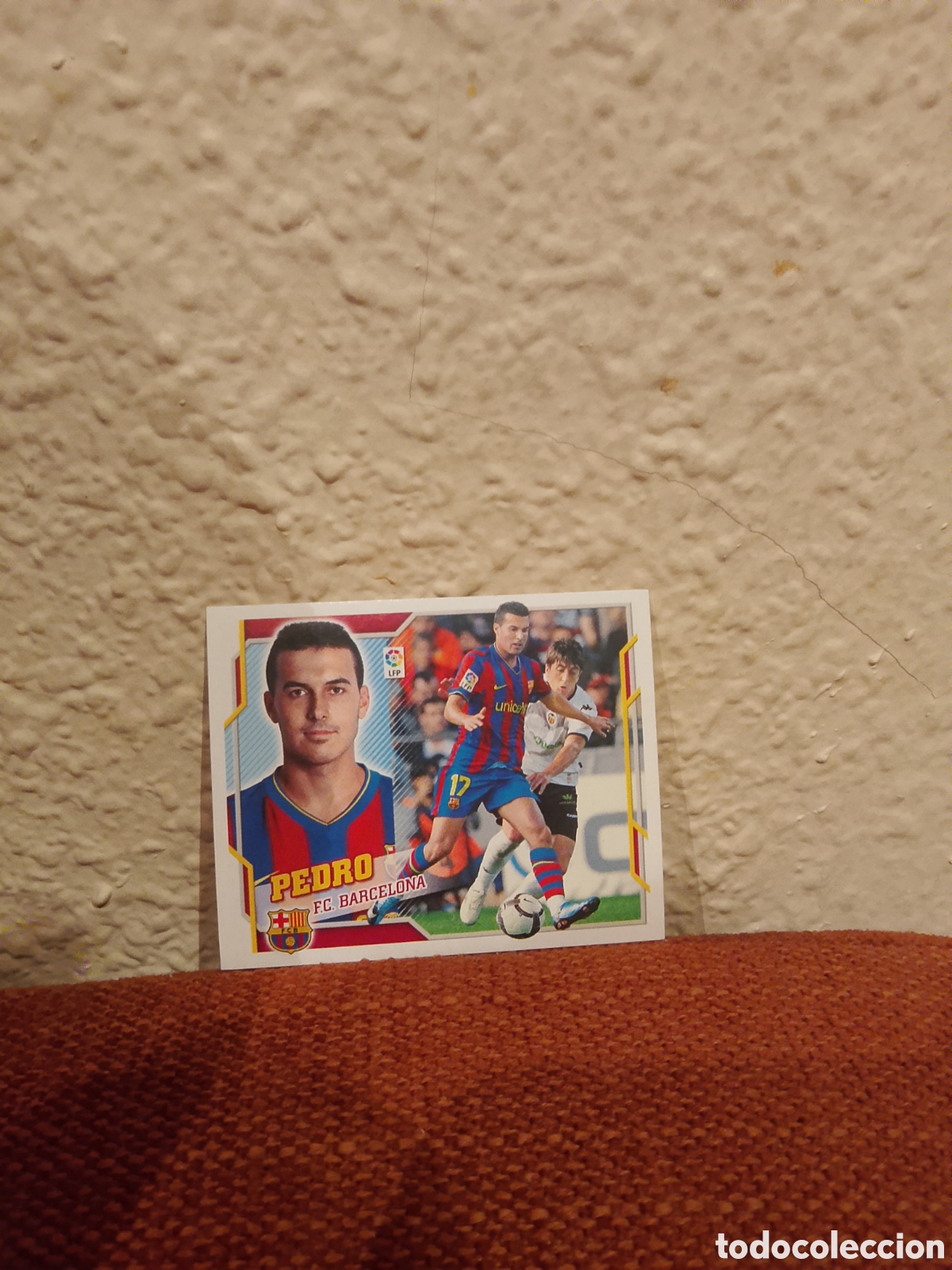 Cromos de f&uacute;tbol: Pedro FC Barcelona 13 la liga este 10-11 2010 2011