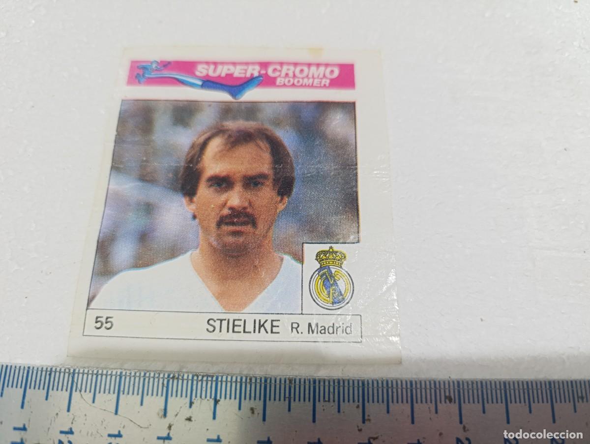 Cromos de f&uacute;tbol: CROMO - STIELIKE - CHICLES BOOMER FUTBOL A&Ntilde;OS 80